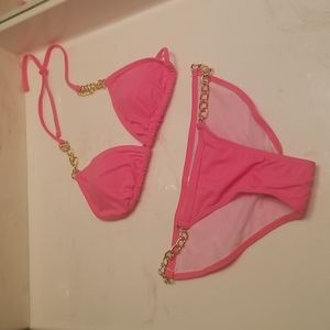 Pink 2 pc bathing suit 👙🏊‍♀️